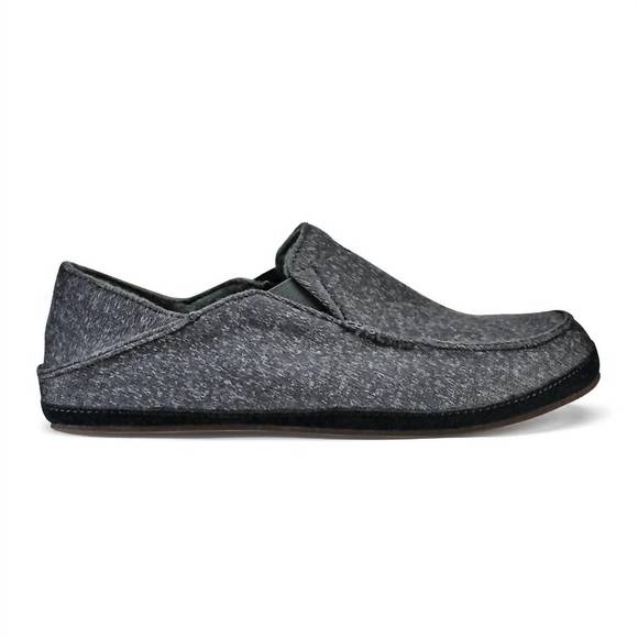 NEW OLUKAI men's moloa hulu slipper in dark shadow - Picture 1 of 3